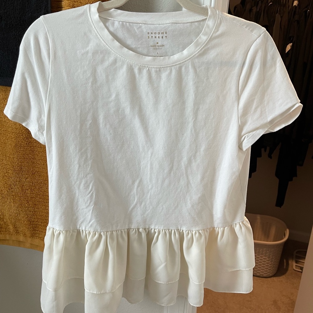 Kate Spade New York Broome Street Flounce Tee
